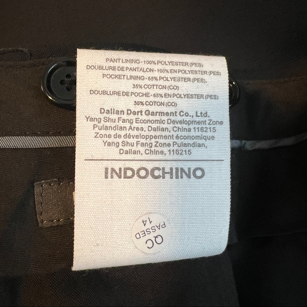 Indochino Black Dress Pants Wool NWT - Picture 6 of 8
